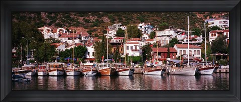 Framed Kalkan, Turkey Print