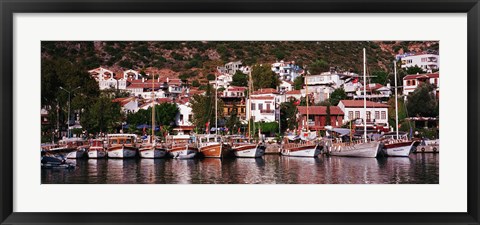 Framed Kalkan, Turkey Print