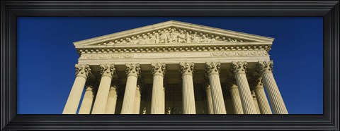 Framed Low angle view of a government building, US Treasury Department, Washington DC, USA Print