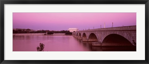 Framed Memorial Bridge, Washington DC, District Of Columbia, USA Print