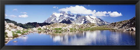 Framed Mt Baker Snoqualmie National Forest WA Print