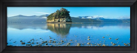 Framed Marlborough Sound, New Zealand Print