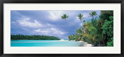 Framed Aitutak Cook Islands New Zealand Print