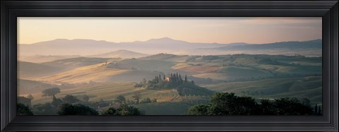 Framed Farm Tuscany Italy Print