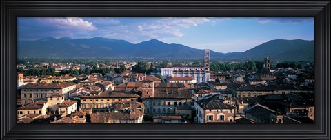Framed Italy, Tuscany, Lucca Print