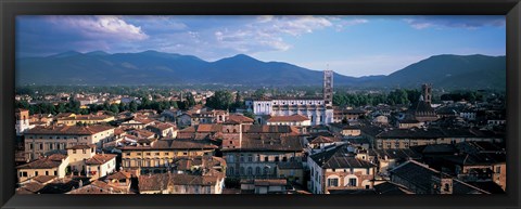 Framed Italy, Tuscany, Lucca Print