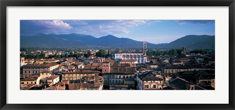 Framed Italy, Tuscany, Lucca Print