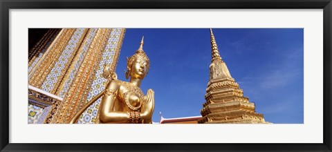 Framed Wat Phra Kaeo Statue, Grand Palace, Bangkok, Thailand Print