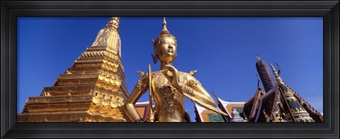 Framed Wat Phra Kaeo, Grand Palace, Bangkok, Thailand Print
