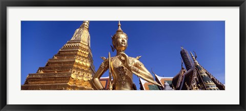 Framed Wat Phra Kaeo, Grand Palace, Bangkok, Thailand Print