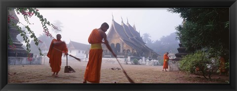 Framed Vat Xieng Thong, Luang Prabang, Laos Print