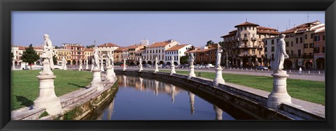 Framed Prato Della Valle, Padua, Italy Print