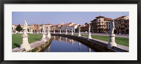 Framed Prato Della Valle, Padua, Italy Print