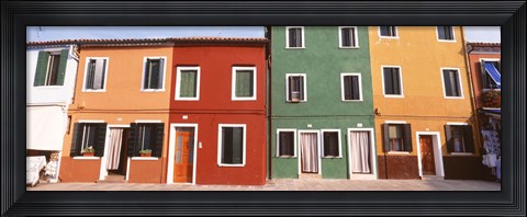 Framed Burano, Venice, Italy Print