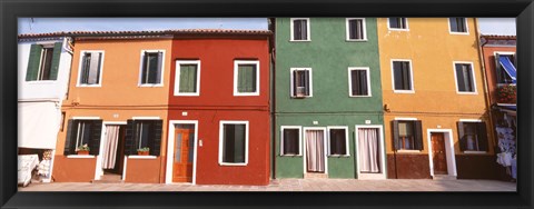 Framed Burano, Venice, Italy Print