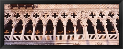 Framed Loggia, Doges Palace, Venice, Italy Print