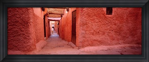 Framed Medina Old Town, Marrakech, Morocco Print