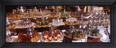 Framed Souk, Marrakech, Morocco (horizontal) Print