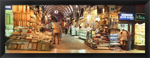 Framed Bazaar, Istanbul, Turkey Print