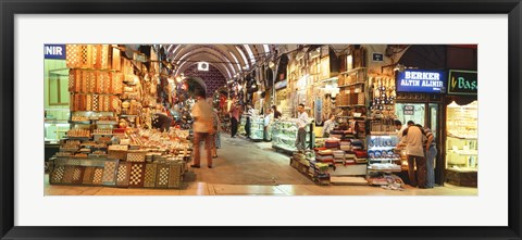 Framed Bazaar, Istanbul, Turkey Print