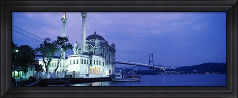 Framed Ortakoy Mosque, Istanbul, Turkey Print