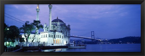 Framed Ortakoy Mosque, Istanbul, Turkey Print