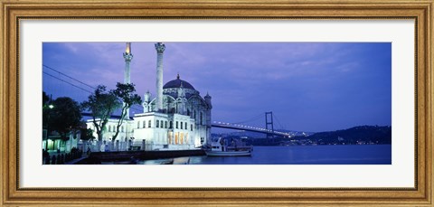 Framed Ortakoy Mosque, Istanbul, Turkey Print