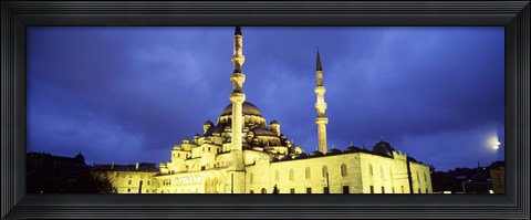 Framed Minarets,Yeni Mosque, Istanbul, Turkey Print