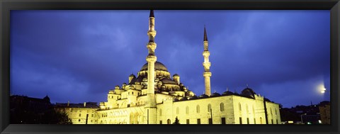 Framed Minarets,Yeni Mosque, Istanbul, Turkey Print