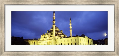 Framed Minarets,Yeni Mosque, Istanbul, Turkey Print