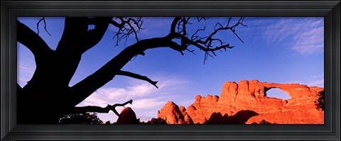 Framed Skyline Arch, Arches National Park, Utah, USA Print