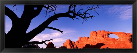 Framed Skyline Arch, Arches National Park, Utah, USA Print