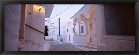 Framed Andros, Greece Print