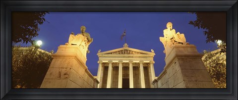 Framed Statues at Art Academy, Athens, Greece Print
