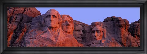 Framed Mount Rushmore, South Dakota Print