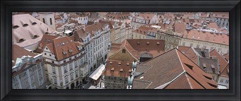 Framed View from old town hall, Prague, Czech Republic Print