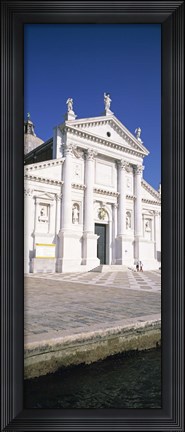 Framed View of a building, San Giorgio, Venice, Italy Print