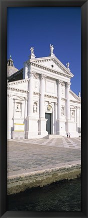 Framed View of a building, San Giorgio, Venice, Italy Print