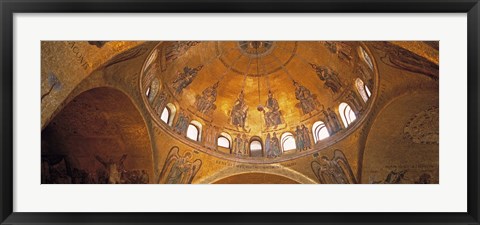 Framed Ceiling of San Marcos Cathedral, Venice, Italy Print