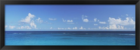 Framed Clouds over the ocean, Atlantic Ocean, Bermuda Print