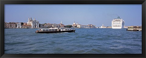 Framed Waterfront view of San Giorgio, Venice, Italy Print