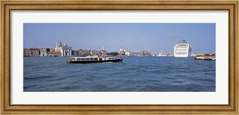 Framed Waterfront view of San Giorgio, Venice, Italy Print