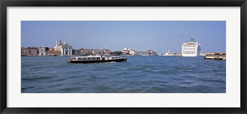 Framed Waterfront view of San Giorgio, Venice, Italy Print