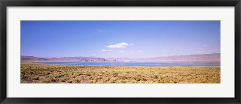 Framed Pyramid Lake, Nevada Print