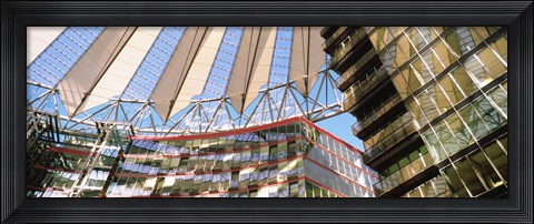 Framed Low angle view of a building, Sony Center, Berlin, Germany Print