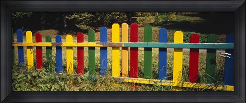 Framed Fence in a park, Germany Print