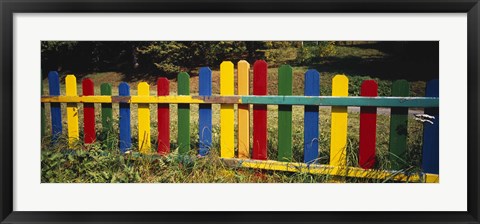 Framed Fence in a park, Germany Print