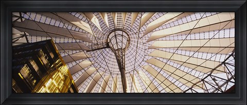 Framed Low angle view of the roof of a building, Sony Center, Berlin, Germany Print