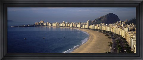Framed Copacabana Beach, Rio De Janeiro, Brazil Print