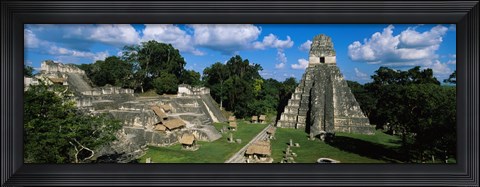 Framed Ruins Of An Old Temple, Tikal, Guatemala Print